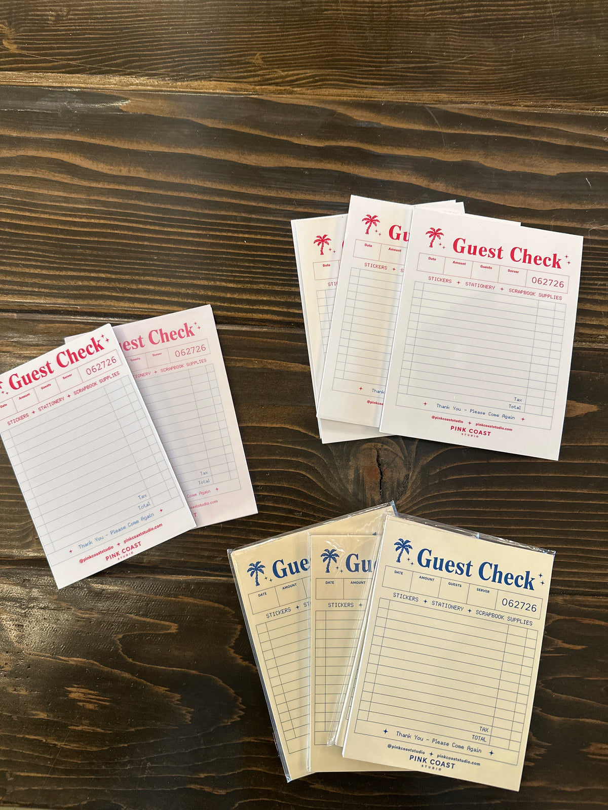 Beach Club Guest Check Notepad