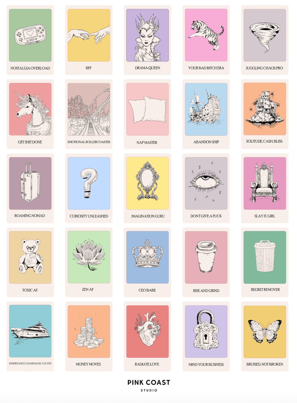 ππ Read the Room Mystery Sticker Pack