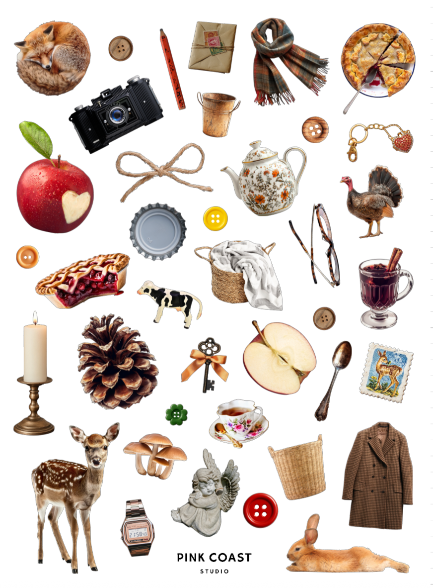 🍁 Harvest Home & Hearth Sticker Sheet