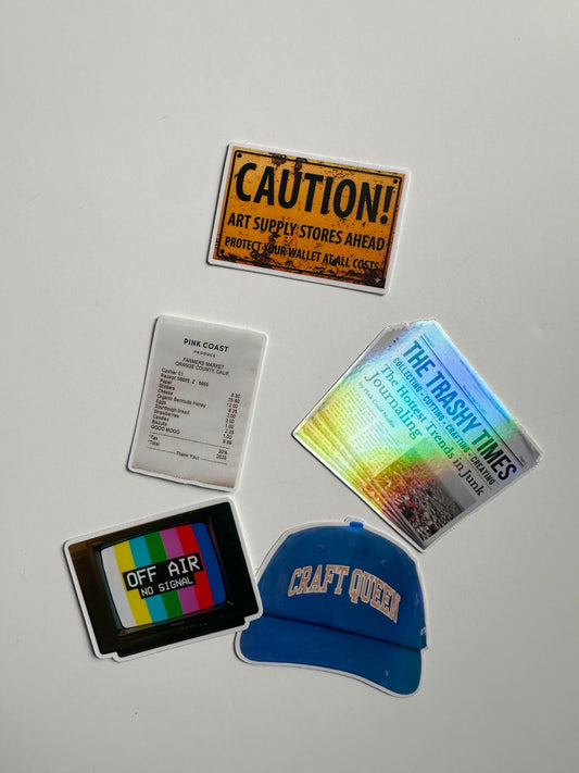 Analog Crafter Sticker Pack