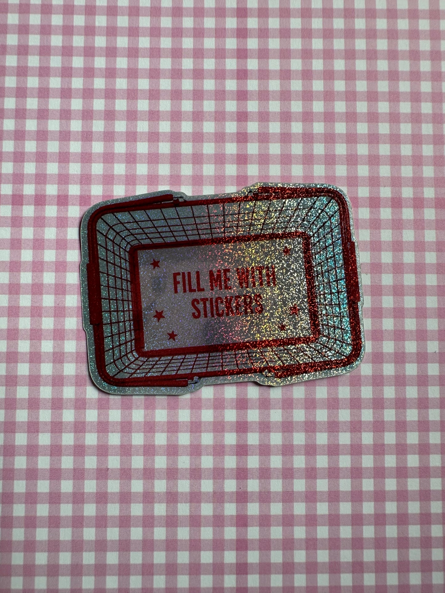 Fill Me With Craft Stickers Sticker
