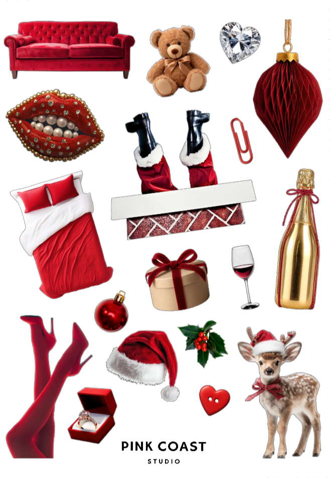 💋 Santa Baby Mini Sticker Sheet