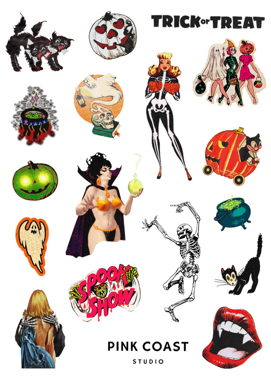 Retro Halloween III Sticker Sheet