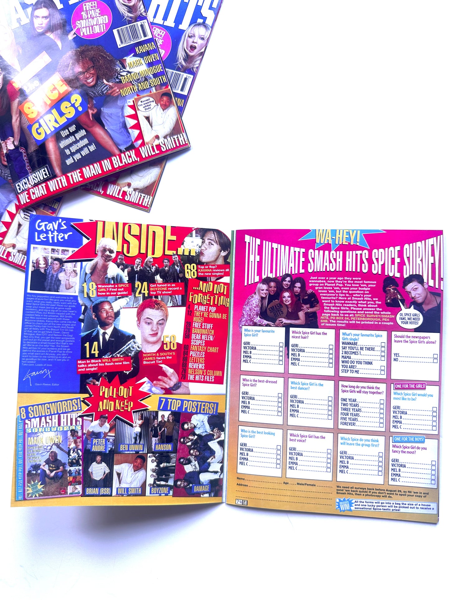 Girl Power Spice Girls-Themed Fan Ephemera Kit
