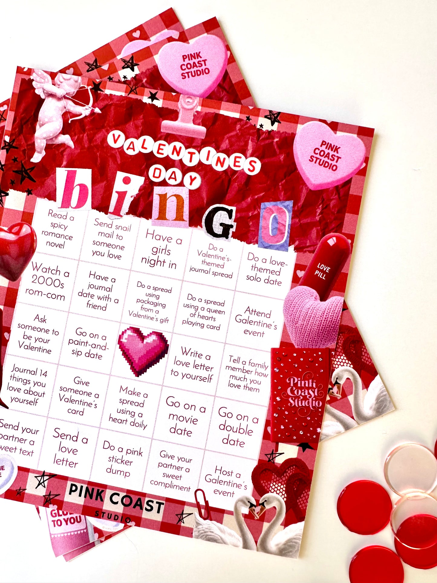 Valentine’s Day Bingo – Love & Self-Care Activity Card