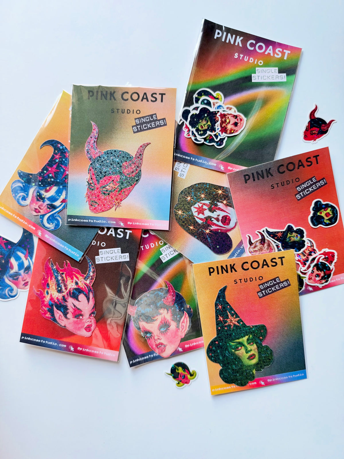 Hot & Hexed: Mini Flake Sticker Pack (10 Stickers)