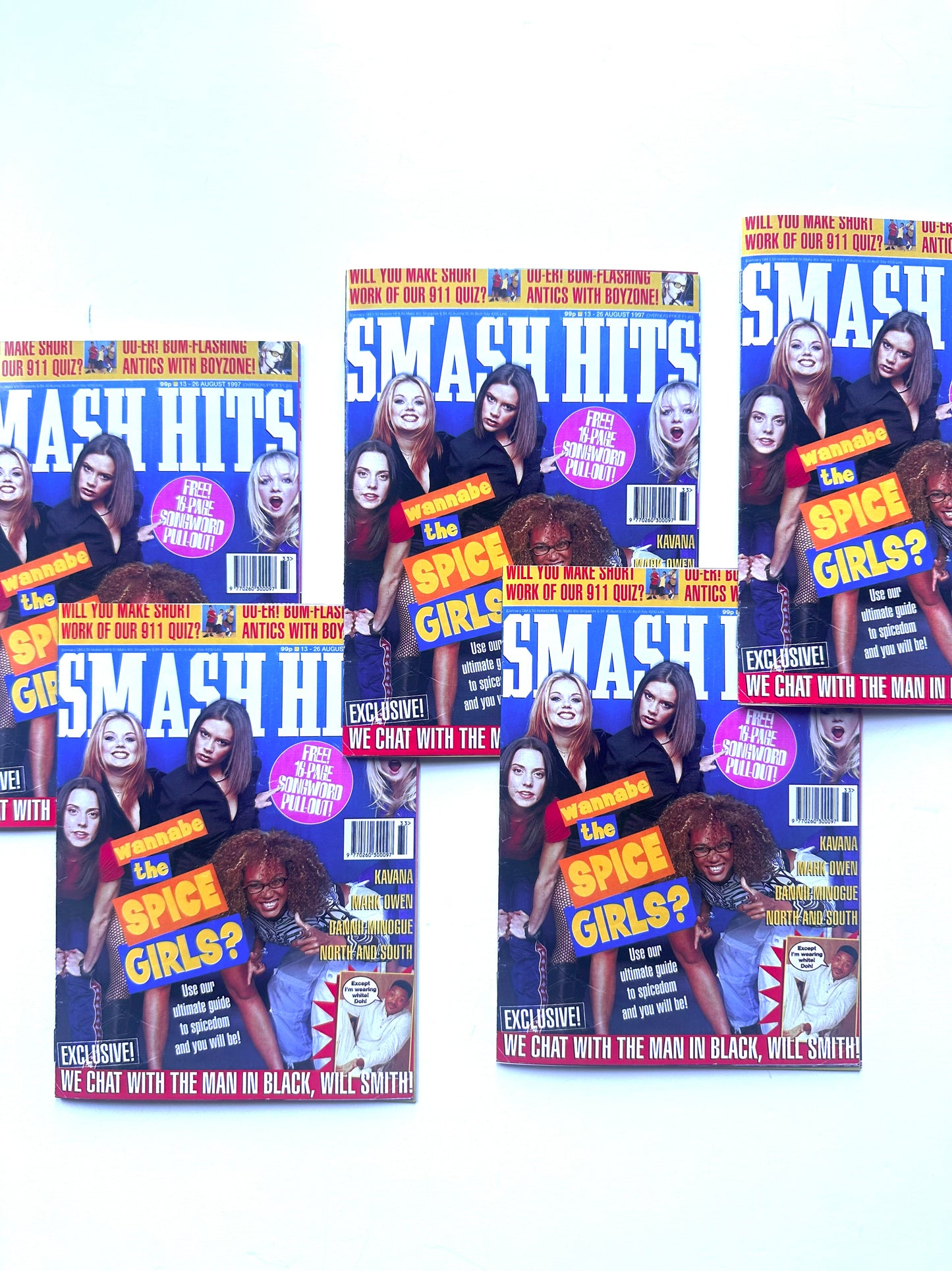 Smash Hits August 1997 Mini Magazine Replica (8-pages)
