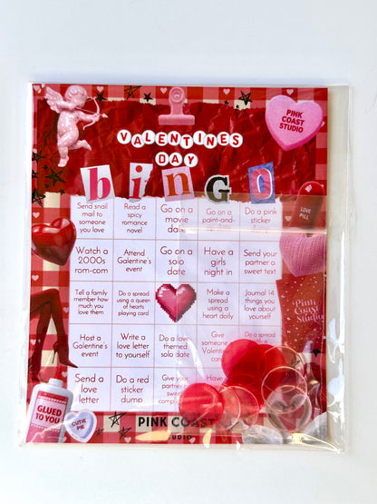 Valentine’s Day Bingo – Love & Self-Care Activity Card