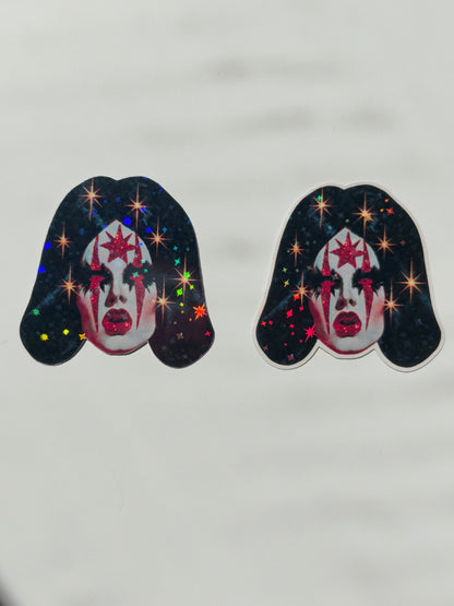 Hot & Hexed: Holographic Die-Cut Stickers