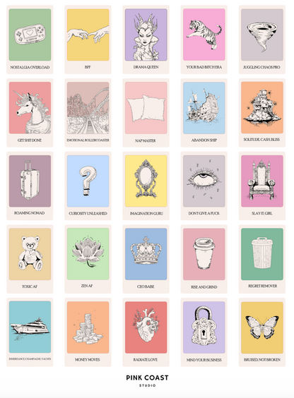 🃏💫 Read the Room Large Sticker Sheet