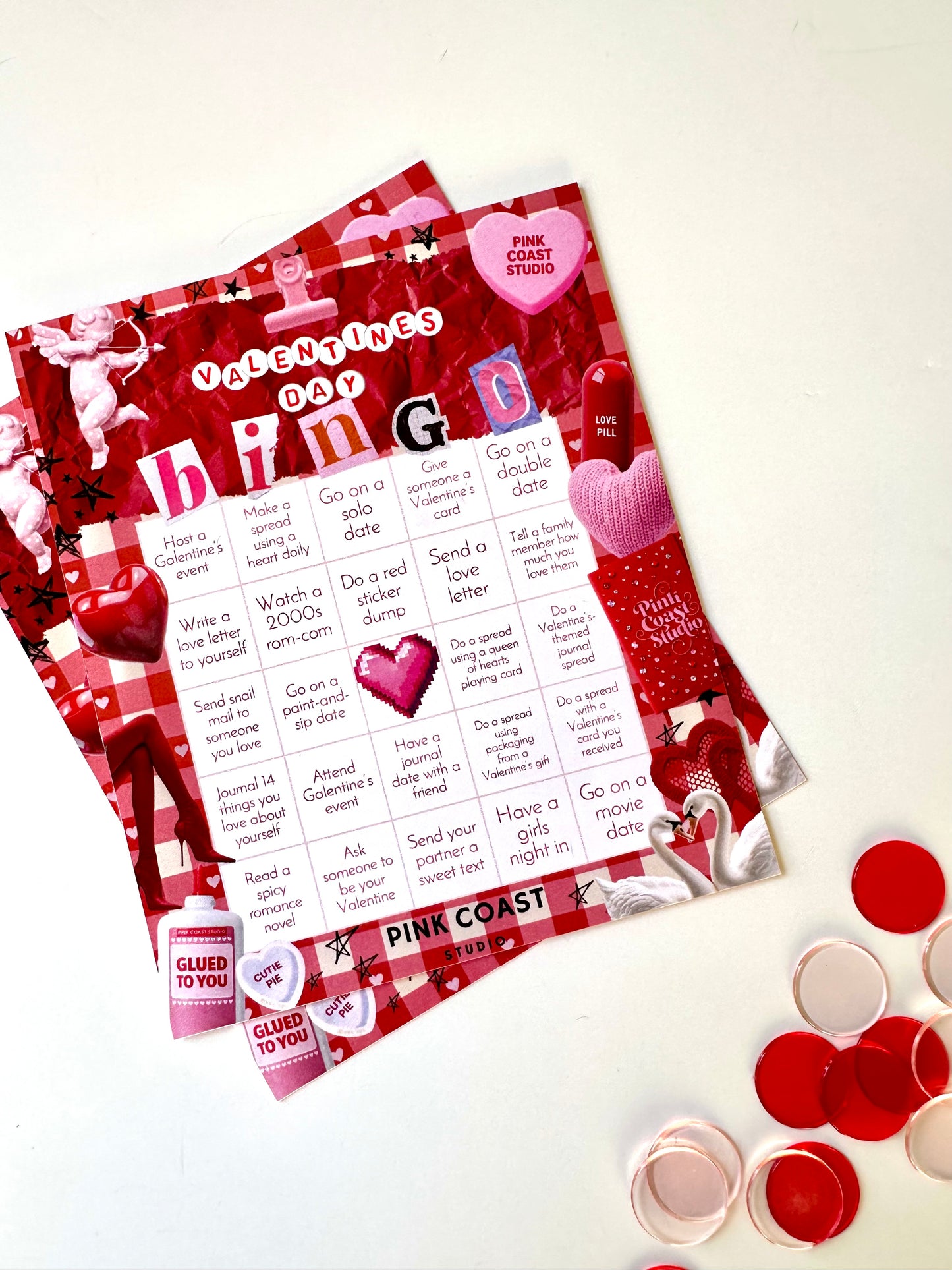 Valentine’s Day Bingo – Love & Self-Care Activity Card