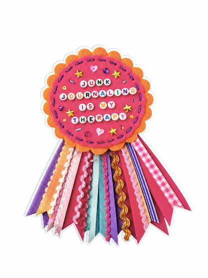 Prize Rosette Stickers - Multiple Styles
