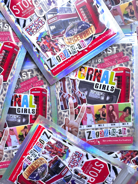 Spice Girls-Themed Sticker Packs