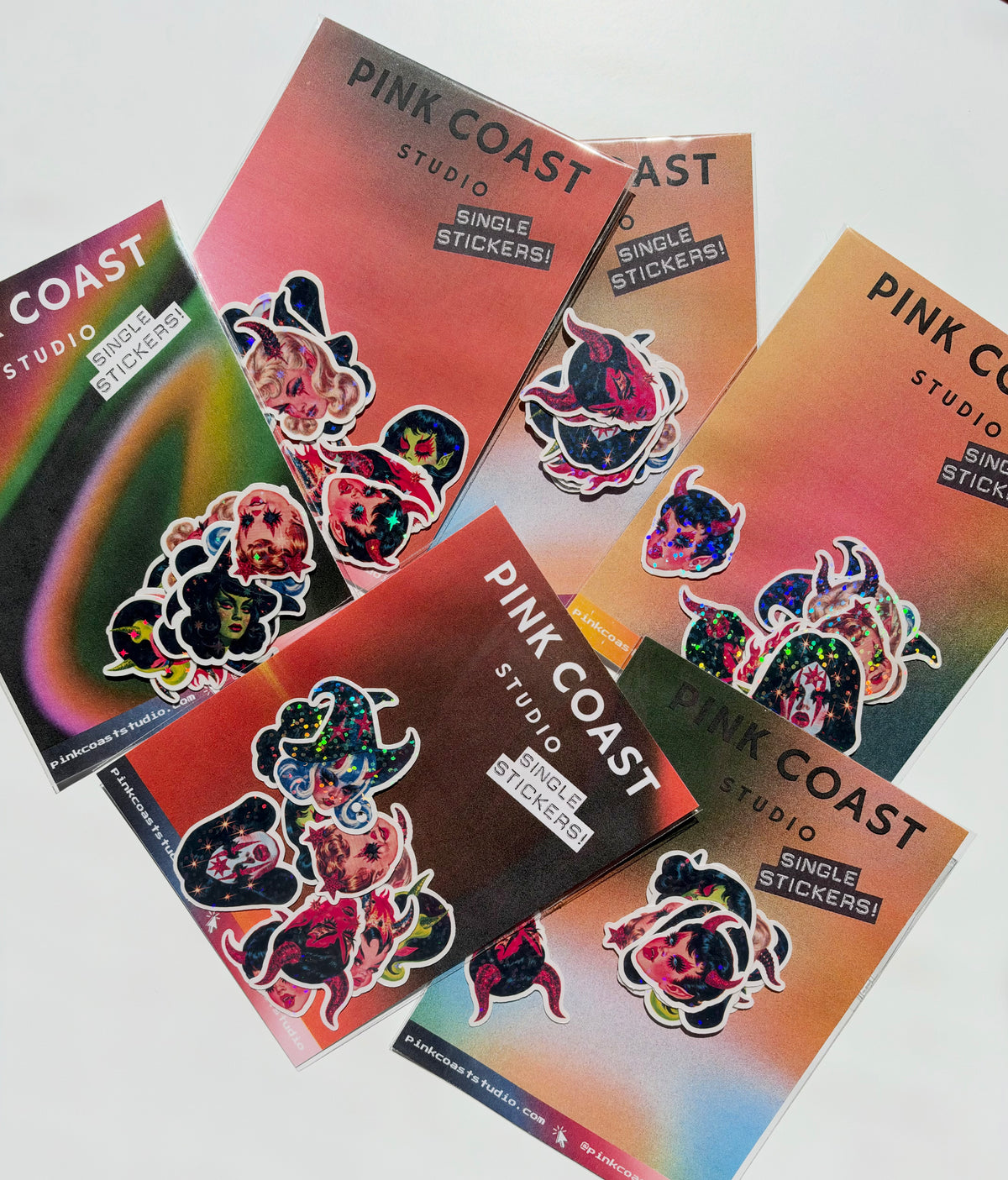 Hot & Hexed: Mini Flake Sticker Pack (10 Stickers)