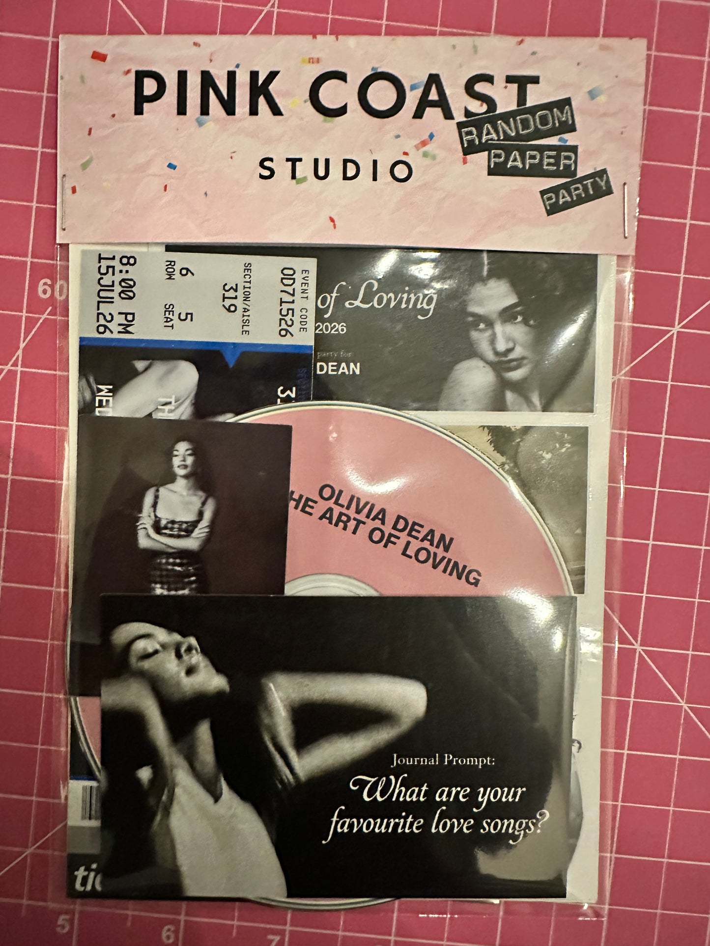 Olivia Dean The Art of Loving Scrap Pack