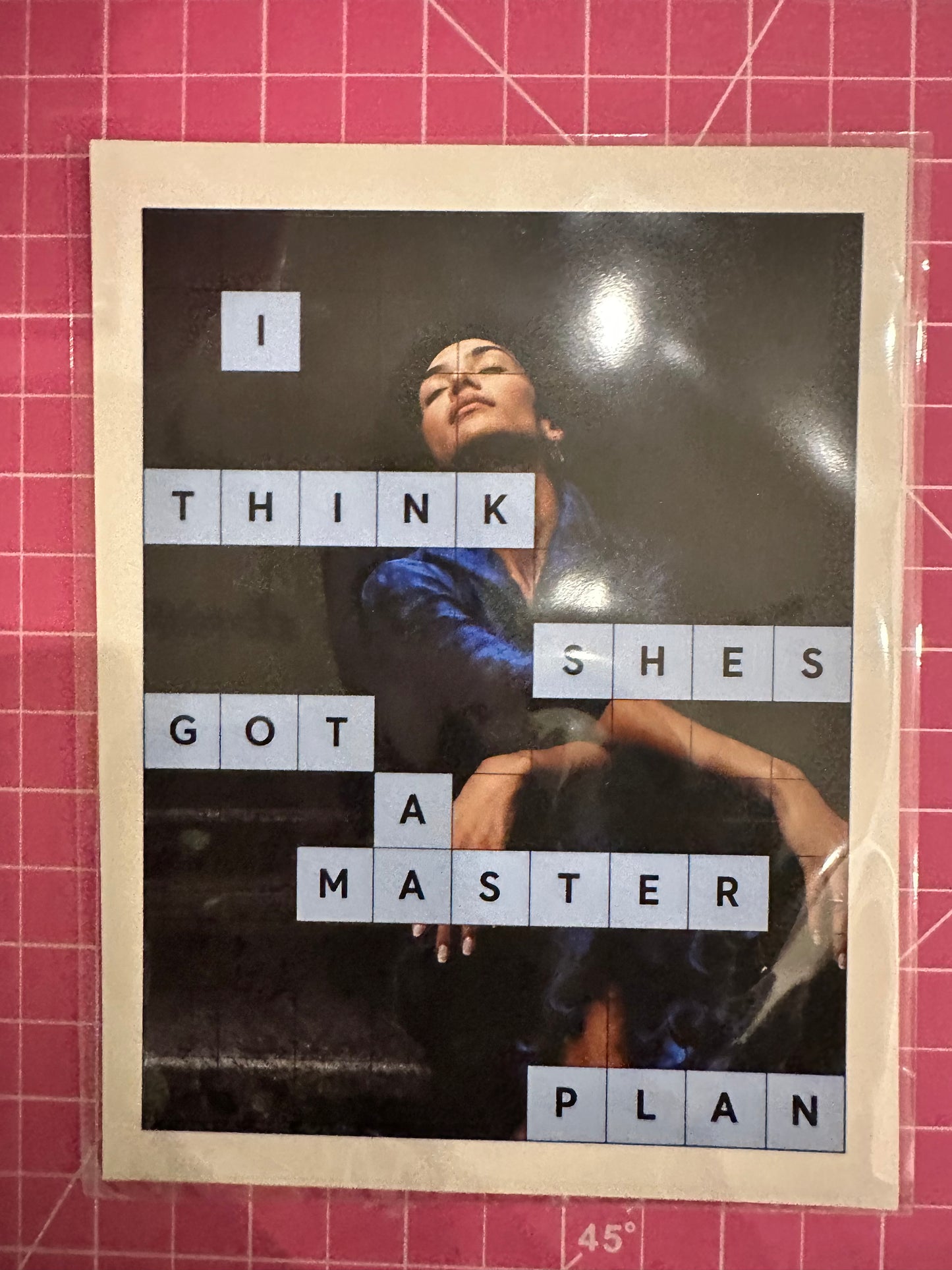 Song Lyric Mini Print