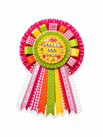 Prize Rosette Stickers - Multiple Styles