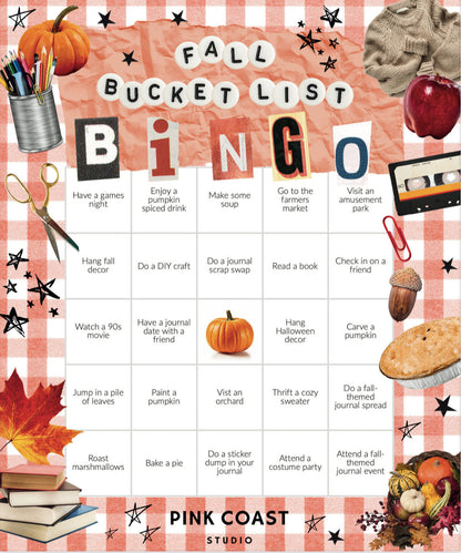🍂 Fall Bucket List Bingo – Cozy & Creative Edition 🍁