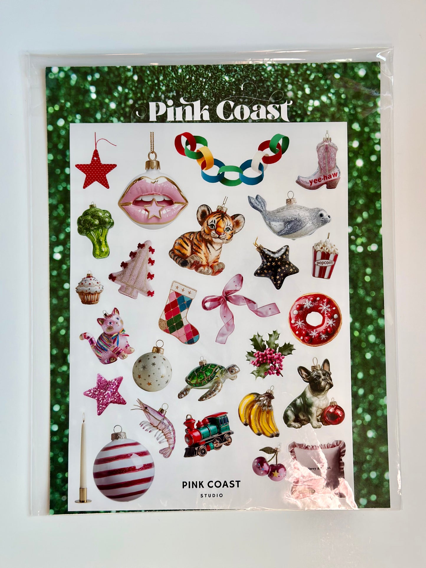 🎊 Merry + Bright Large Sticker Sheet