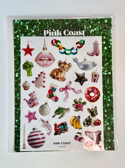 🎊 Merry + Bright Large Sticker Sheet
