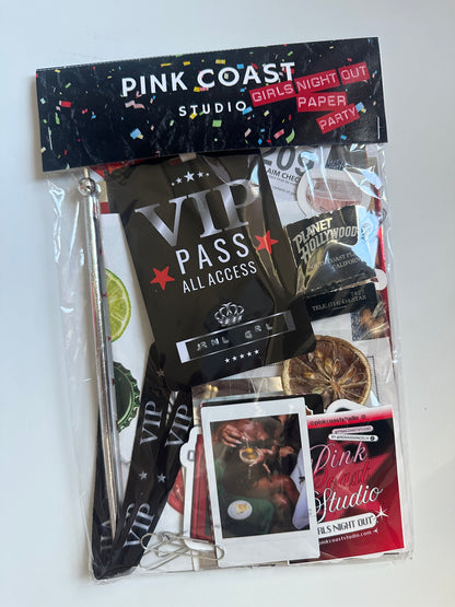 Girls Night Out Paper Party Premium Scrap Pack 💃🏾✨🍸