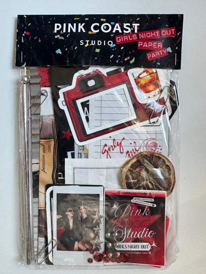 Girls Night Out Paper Party Premium Scrap Pack 💃🏾✨🍸