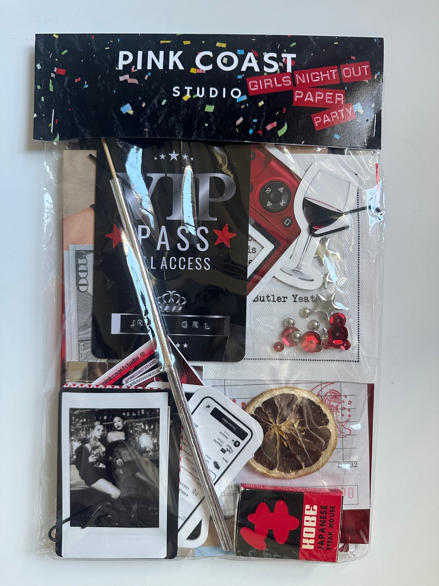 Girls Night Out Paper Party Premium Scrap Pack 💃🏾✨🍸