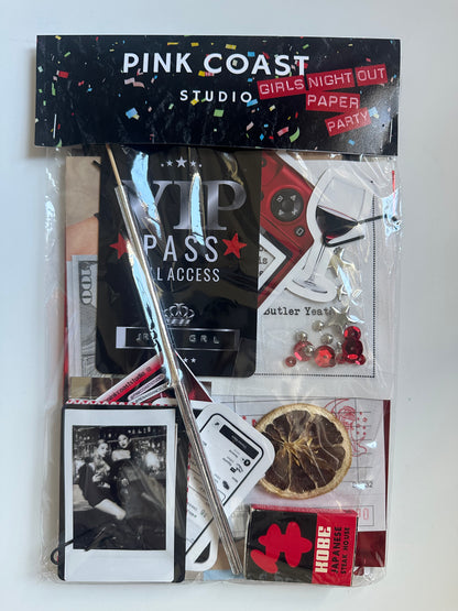 Girls Night Out Paper Party Premium Scrap Pack 💃🏾✨🍸