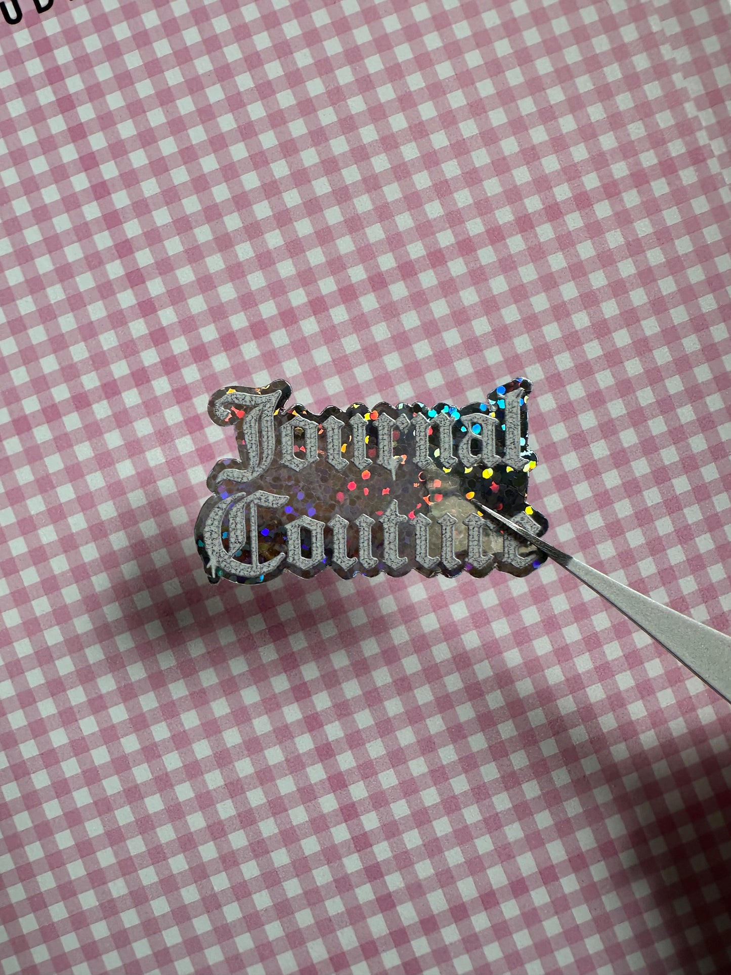 Journal Couture Glitter Sticker Pack