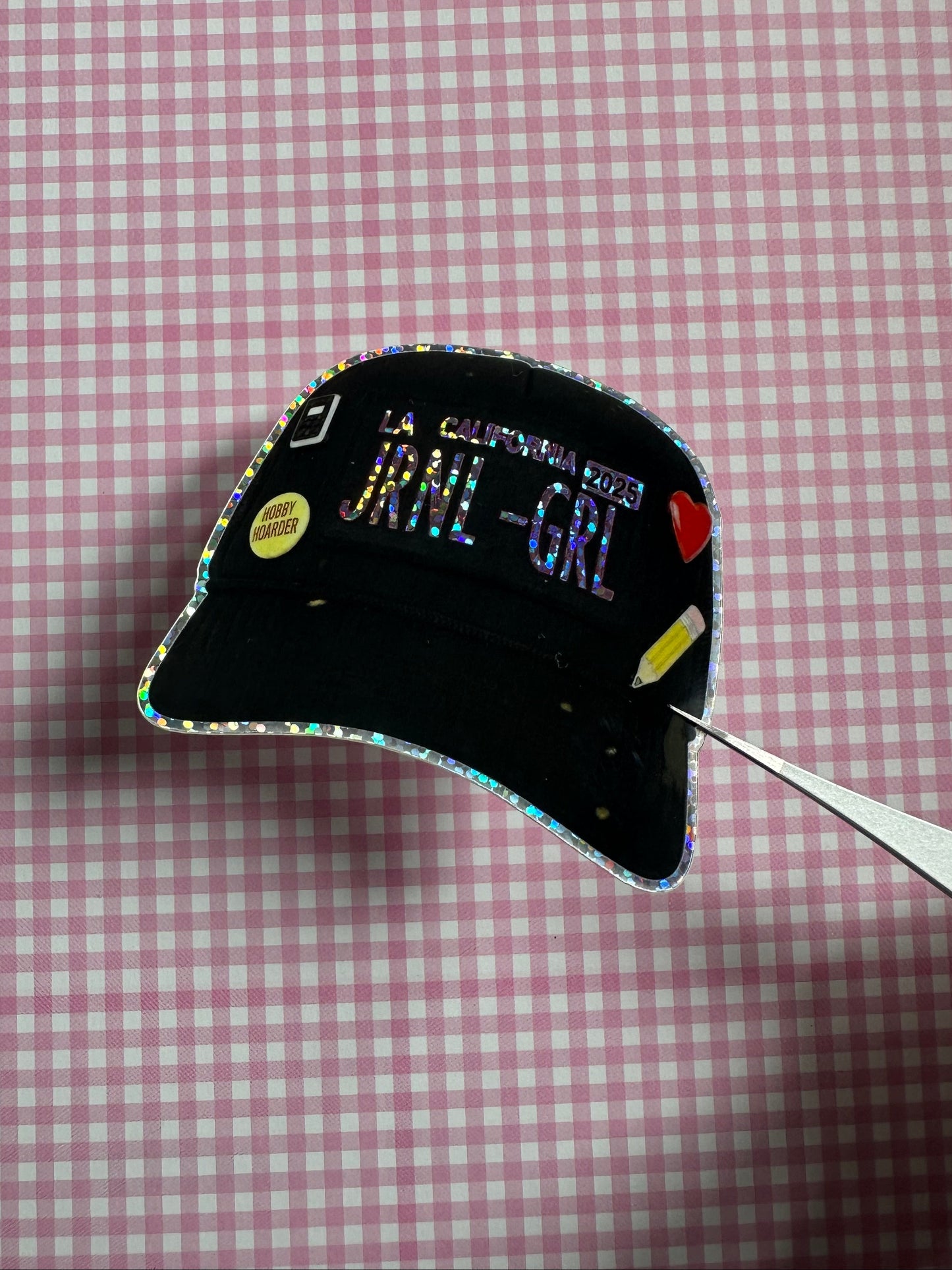 JRNL GRL Dad Cap Large Sticker