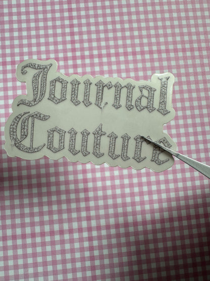 Journal Couture Large Sticker