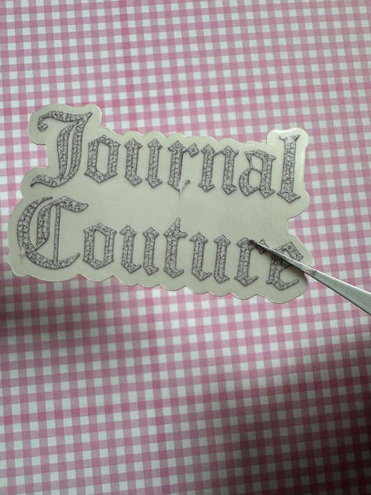 Journal Couture Large Sticker