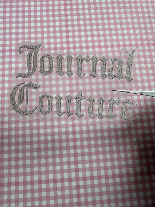 Journal Couture Large Sticker