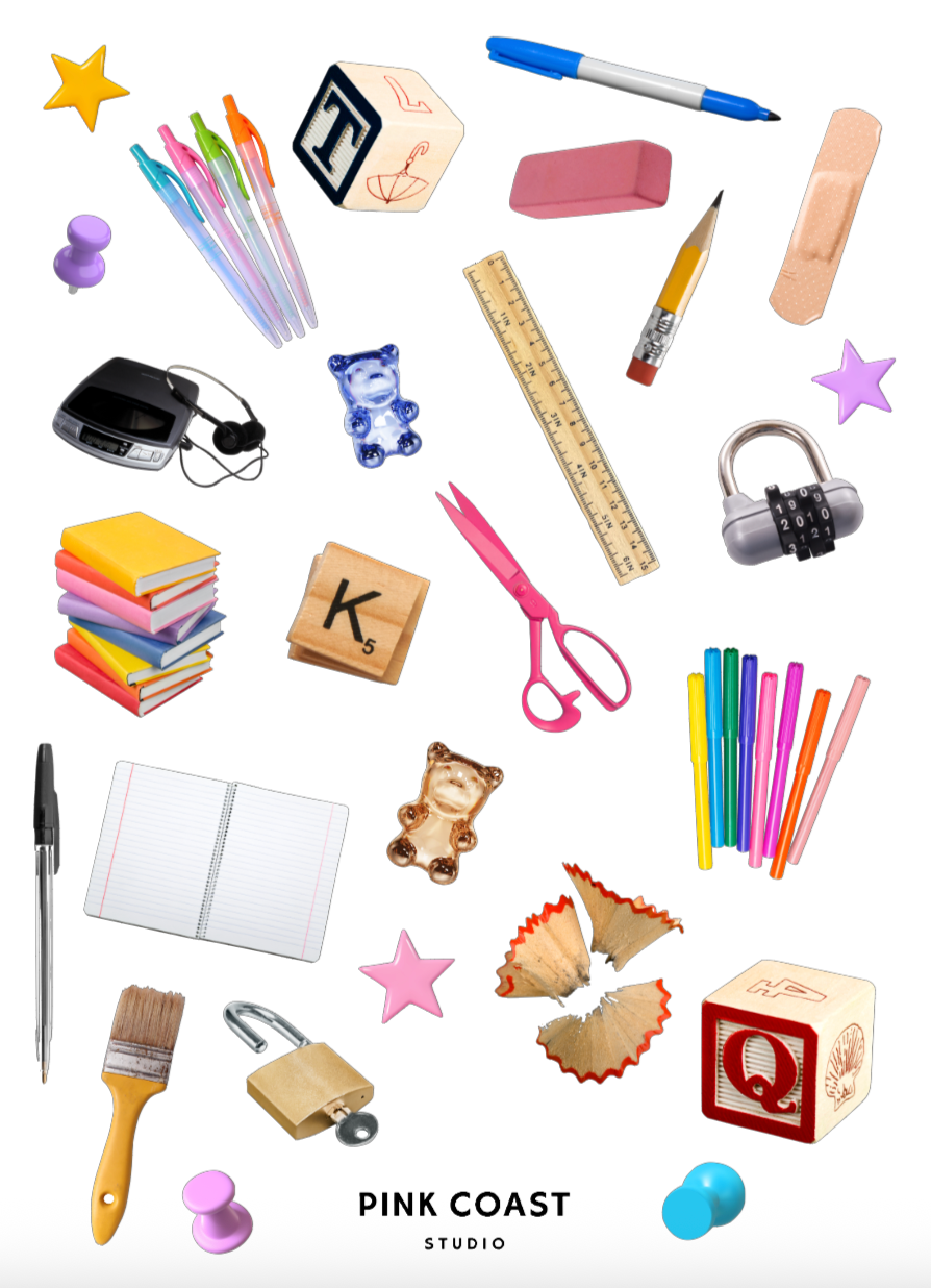 In My School Desk Sticker Sheet