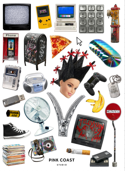 📼 Analog Chaos Large Sticker Sheet
