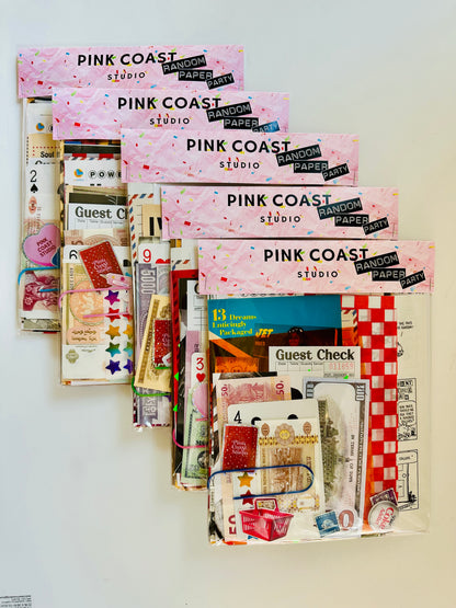 Junk Journal Starter Kit 📓 - Random Paper Party Scrap Pack
