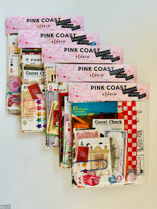 Junk Journal Starter Kit 📓 - Random Paper Party Scrap Pack