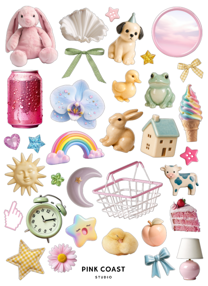 🍬✨Cotton Candy Trinkets