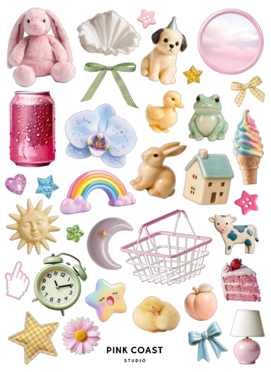 🍬✨Cotton Candy Trinkets