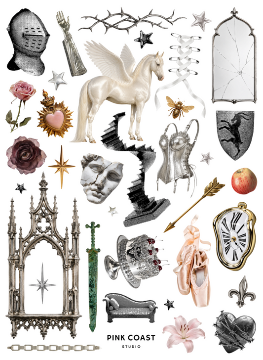 🗡️🌹 Game of Thorns Large Sticker Sheet