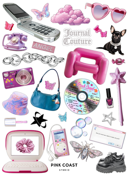 💖 Y2K Pop Princess  Large Sticker Sheet