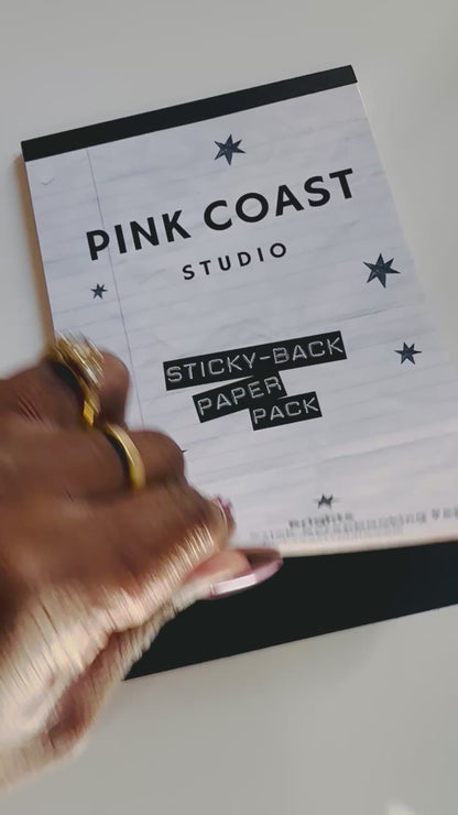 (PRE-ORDER) ✂️ Sticky-Back Scrapbook Paper Pad (3 Styles)
