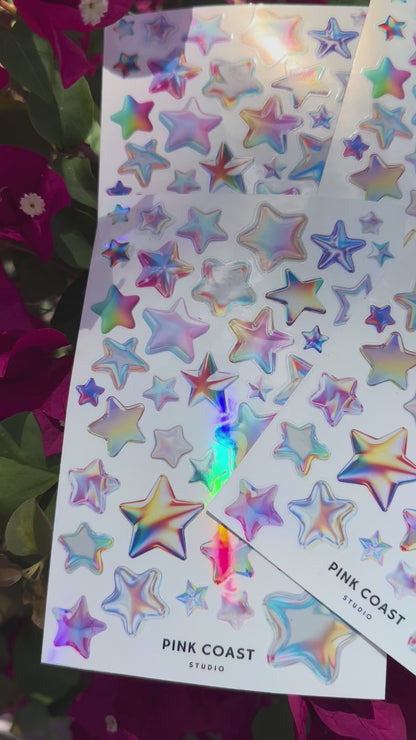 ✦ Holo Stars Sticker Sheet