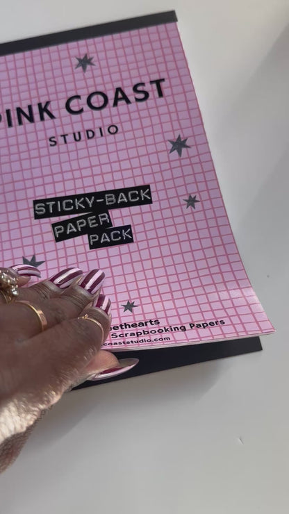 (PRE-ORDER) ✂️ Sticky-Back Scrapbook Paper Pad (3 Styles)